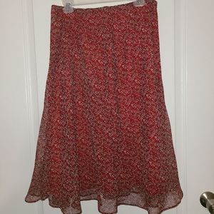 ✂️💲DROP- Vintage A-line Chiffon Skirt